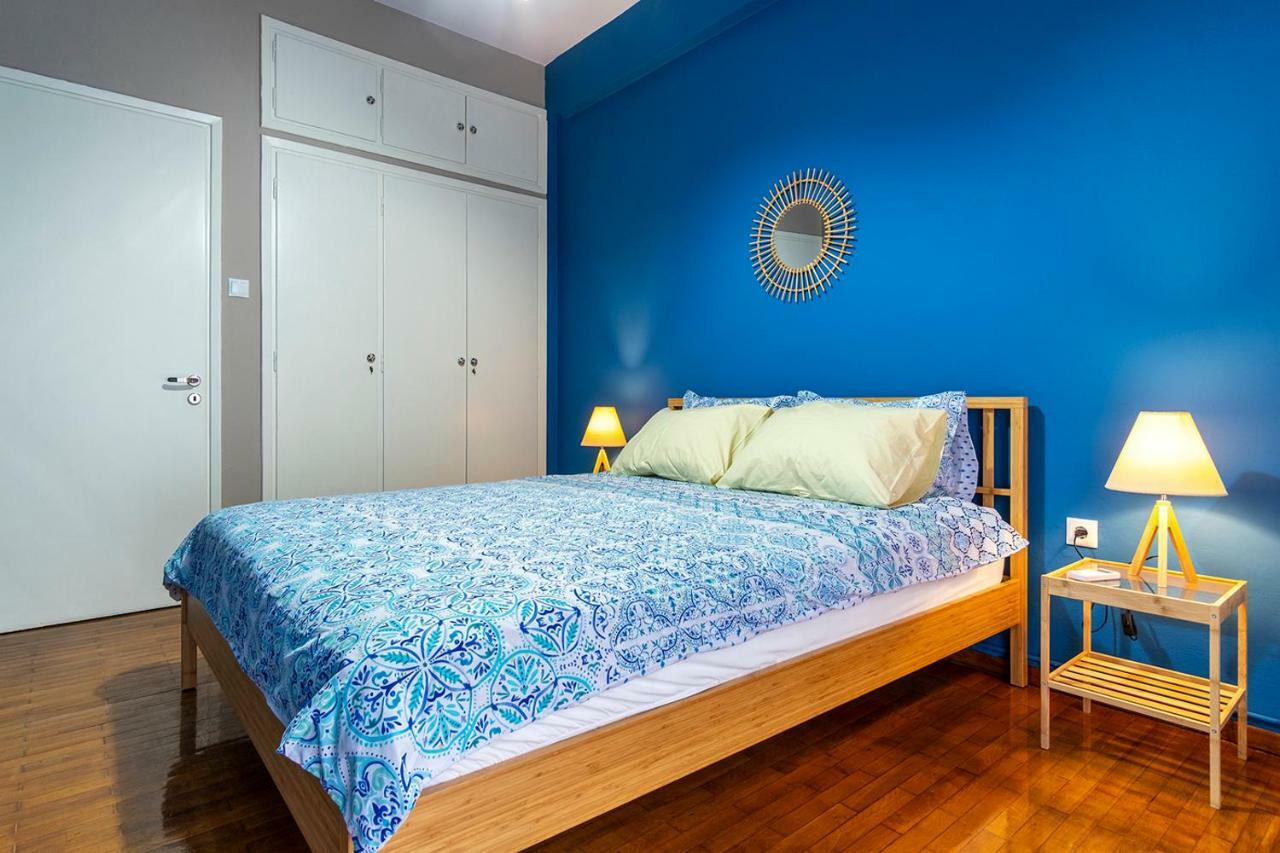Colourful Apt,Airport Line,6 Min Metro,300 Mbps! Leilighet Athen Eksteriør bilde